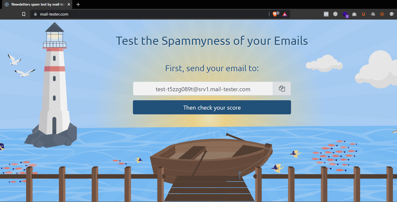 test the spammyness of your emails