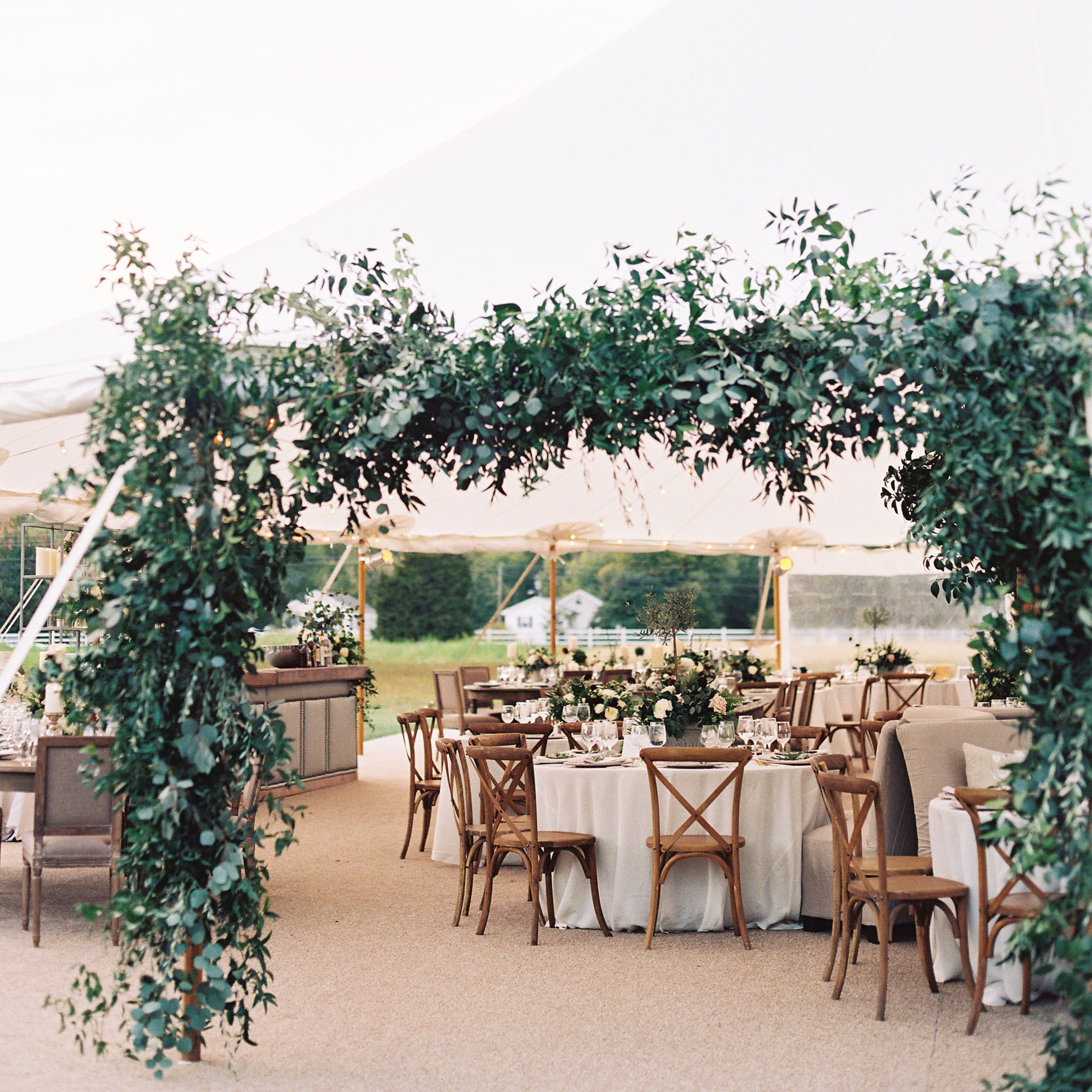 Cross back dining chairs