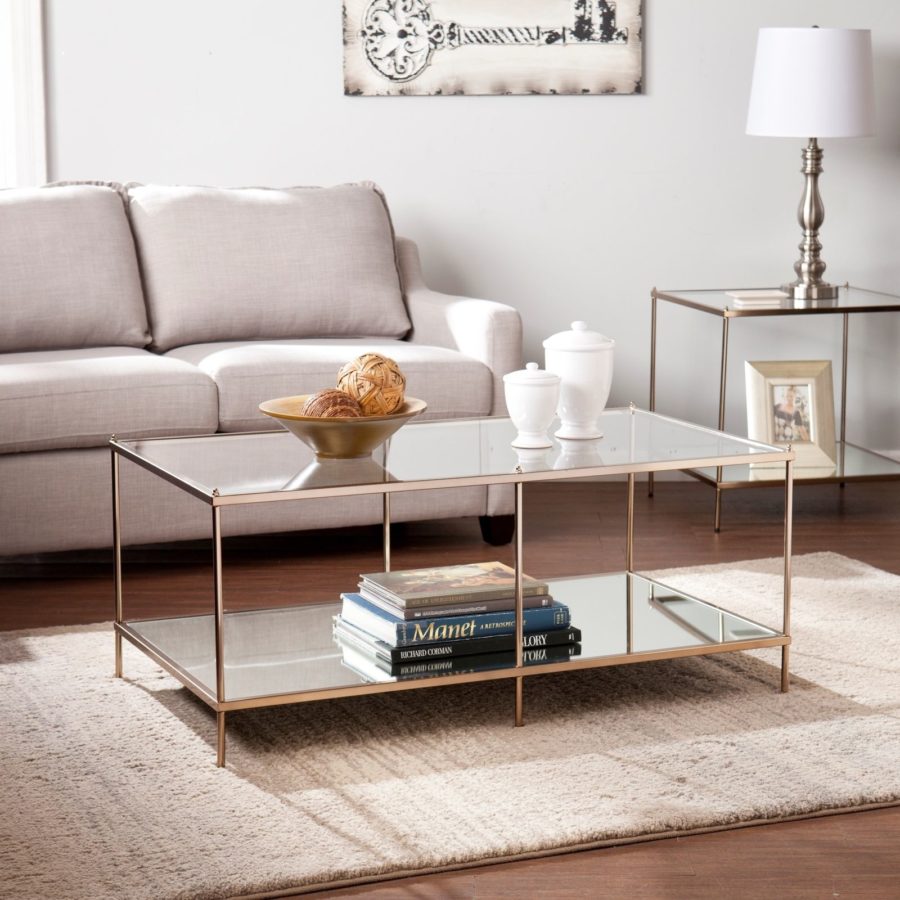 glass coffee table