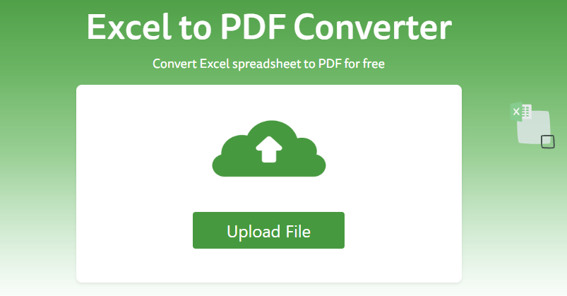 ExcclToPDF HomePage