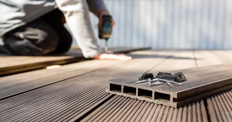 PVC or Plastic Decking 