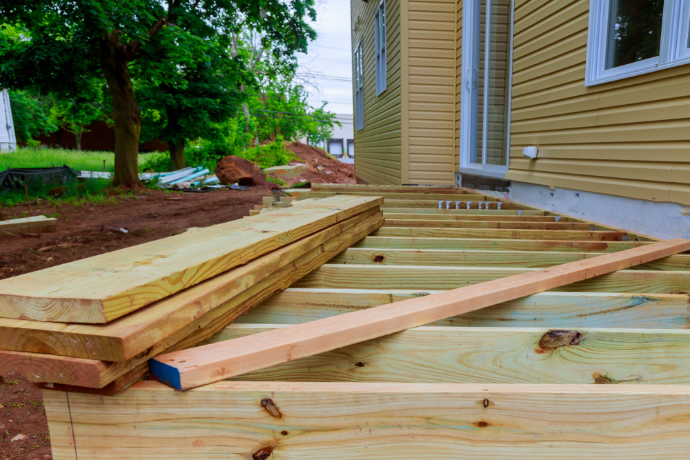 What are the materials that you can use to build a deck?