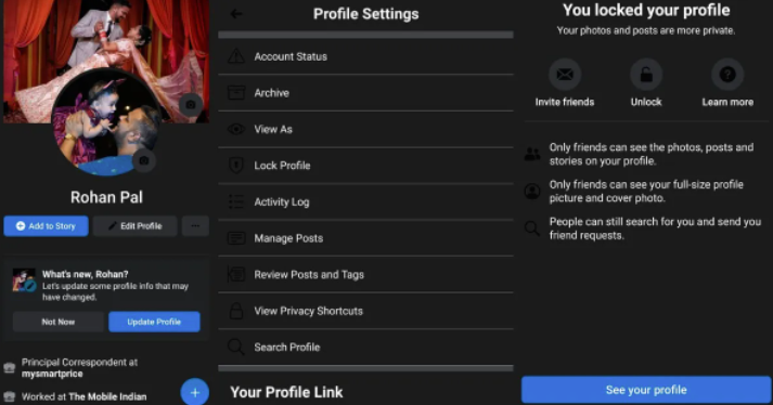 Lock Facebook Profile Lock Facebook Profile