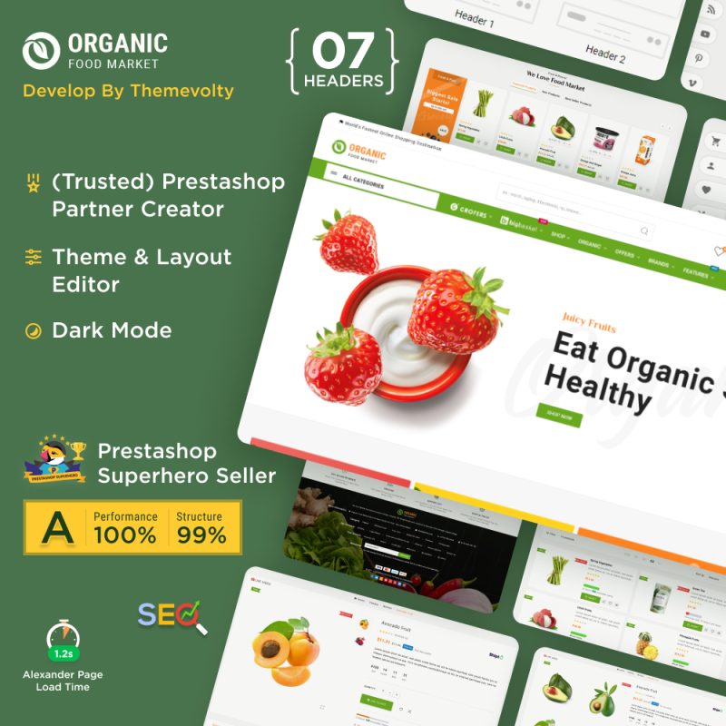 Food PrestaShop theme