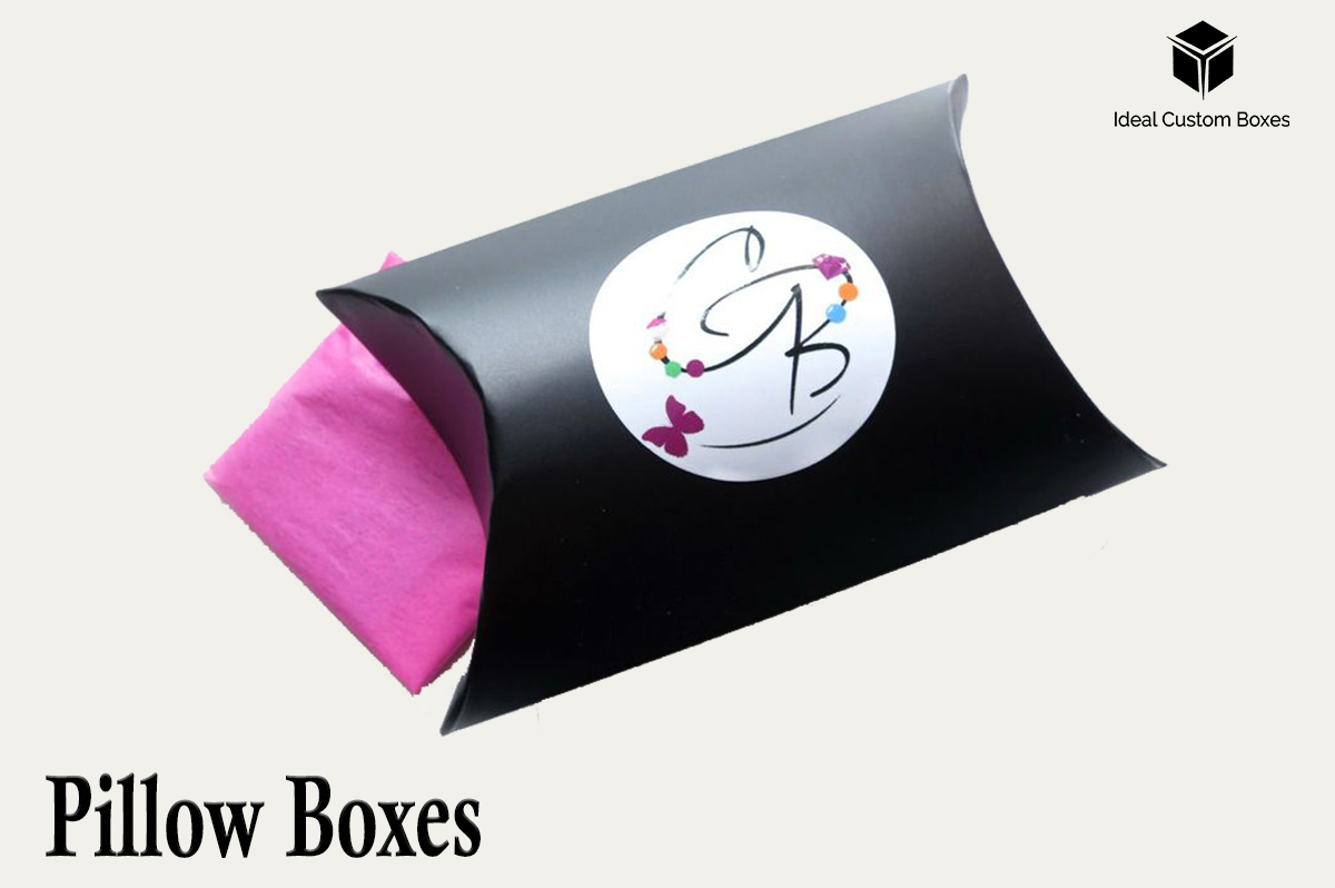 Beautiful Custom Pillow Boxes Wholesale