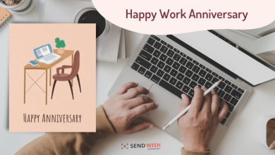 Work anniversary cards