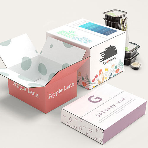 Shipping Boxes Food Business Marketing